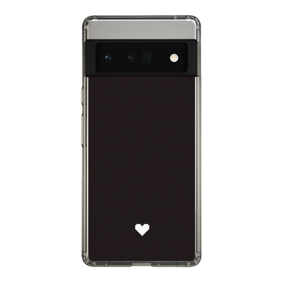 Slim Protection Case［ Original - Favorite Color Heart - Black ］
