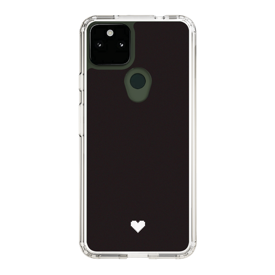 Slim Protection Case［ Original - Favorite Color Heart - Black ］