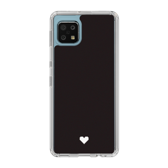 Slim Protection Case［ Original - Favorite Color Heart - Black ］