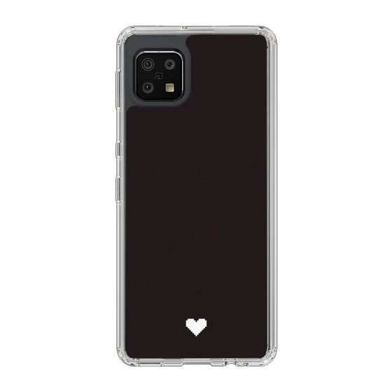 Slim Protection Case［ Original - Favorite Color Heart - Black ］