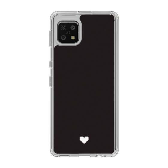 Slim Protection Case［ Original - Favorite Color Heart - Black ］