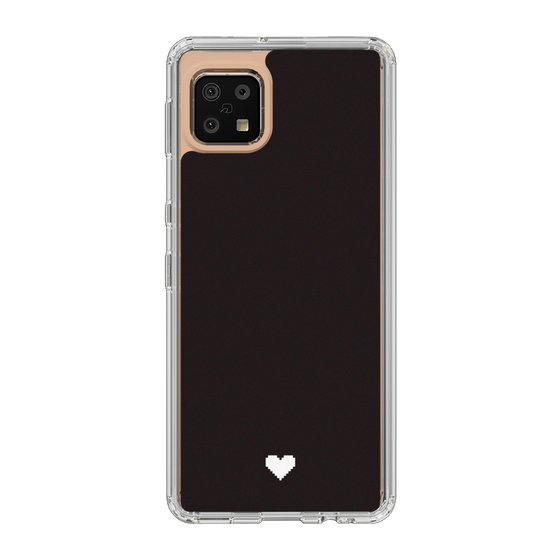 Slim Protection Case［ Original - Favorite Color Heart - Black ］