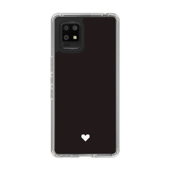 Slim Protection Case［ Original - Favorite Color Heart - Black ］