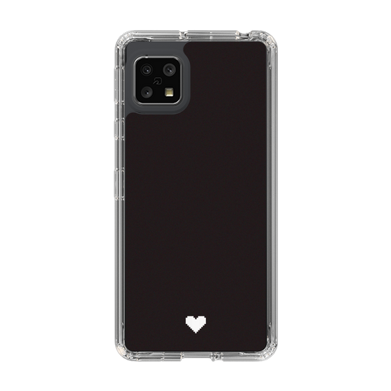 Slim Protection Case［ Original - Favorite Color Heart - Black ］