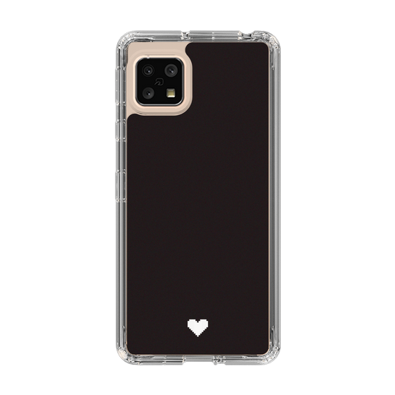 Slim Protection Case［ Original - Favorite Color Heart - Black ］