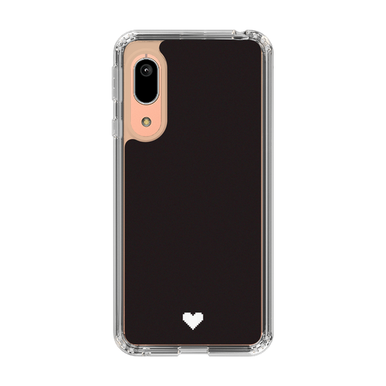 Slim Protection Case［ Original - Favorite Color Heart - Black ］