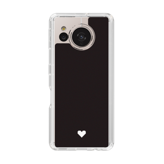 Slim Protection Case［ Original - Favorite Color Heart - Black ］