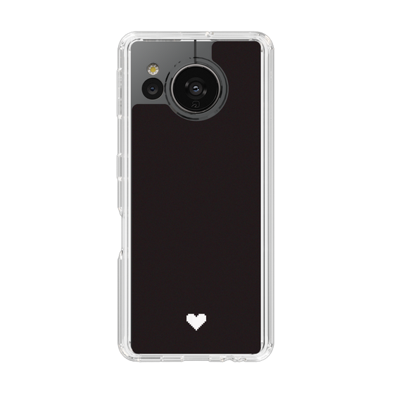 Slim Protection Case［ Original - Favorite Color Heart - Black ］