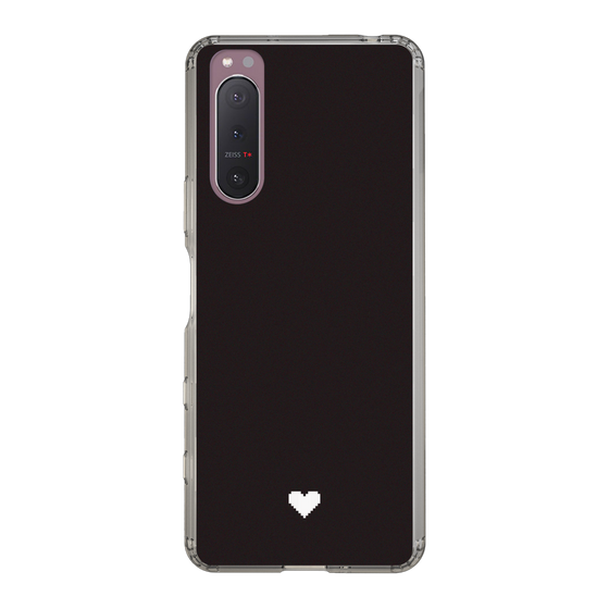 Slim Protection Case［ Original - Favorite Color Heart - Black ］