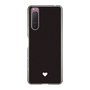 Slim Protection Case［ Original - Favorite Color Heart - Black ］
