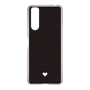 Slim Protection Case［ Original - Favorite Color Heart - Black ］