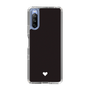 Slim Protection Case［ Original - Favorite Color Heart - Black ］