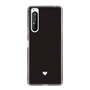 Slim Protection Case［ Original - Favorite Color Heart - Black ］