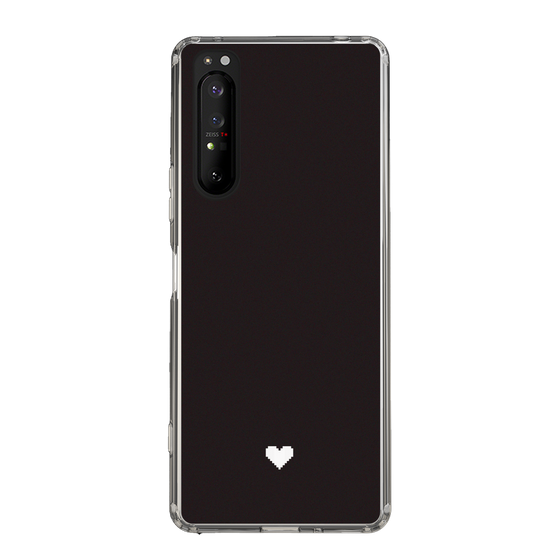 Slim Protection Case［ Original - Favorite Color Heart - Black ］