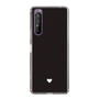 Slim Protection Case［ Original - Favorite Color Heart - Black ］