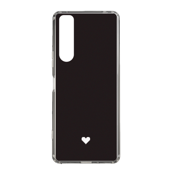 Slim Protection Case［ Original - Favorite Color Heart - Black ］