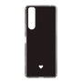Slim Protection Case［ Original - Favorite Color Heart - Black ］