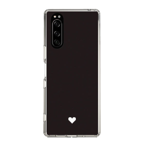 Slim Protection Case［ Original - Favorite Color Heart - Black ］