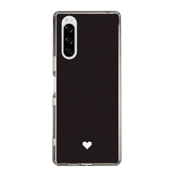Slim Protection Case［ Original - Favorite Color Heart - Black ］