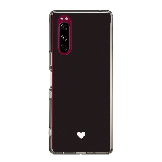 Slim Protection Case［ Original - Favorite Color Heart - Black ］