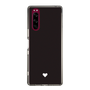 Slim Protection Case［ Original - Favorite Color Heart - Black ］
