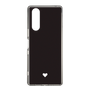 Slim Protection Case［ Original - Favorite Color Heart - Black ］