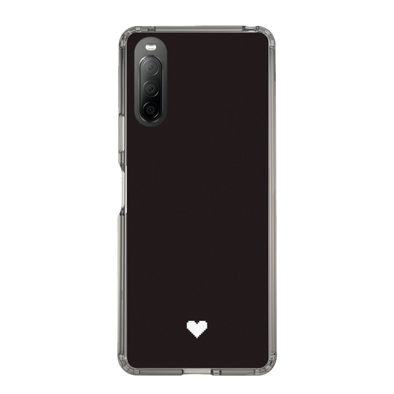 Slim Protection Case［ Original - Favorite Color Heart - Black ］