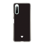 Slim Protection Case［ Original - Favorite Color Heart - Black ］