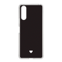Slim Protection Case［ Original - Favorite Color Heart - Black ］