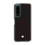 Slim Protection Case［ Original - Favorite Color Heart - Black ］