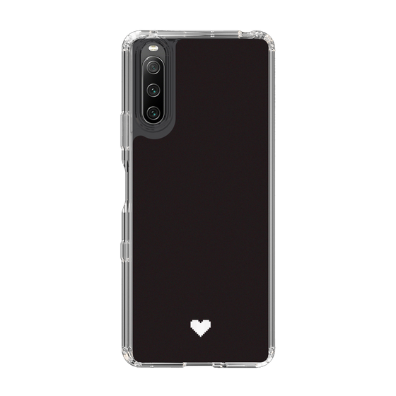 Slim Protection Case［ Original - Favorite Color Heart - Black ］