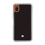 Slim Protection Case［ Original - Favorite Color Heart - Black ］