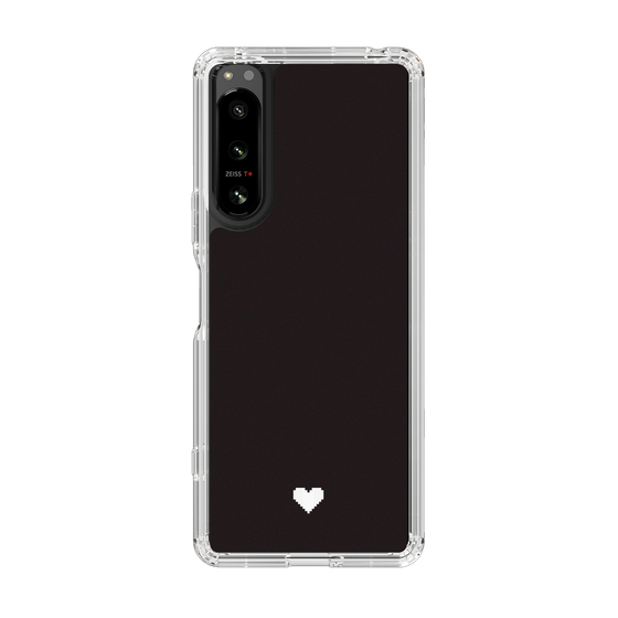 Slim Protection Case［ Original - Favorite Color Heart - Black ］