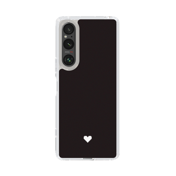 Slim Protection Case［ Original - Favorite Color Heart - Black ］