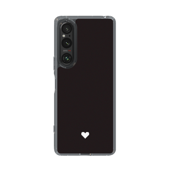 Slim Protection Case［ Original - Favorite Color Heart - Black ］
