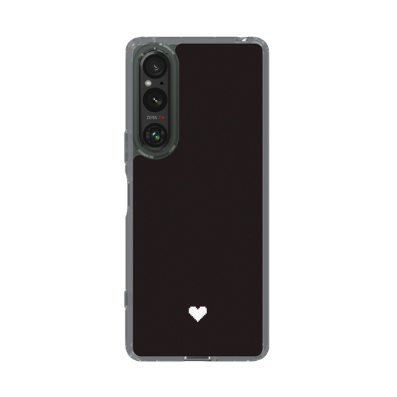 Slim Protection Case［ Original - Favorite Color Heart - Black ］