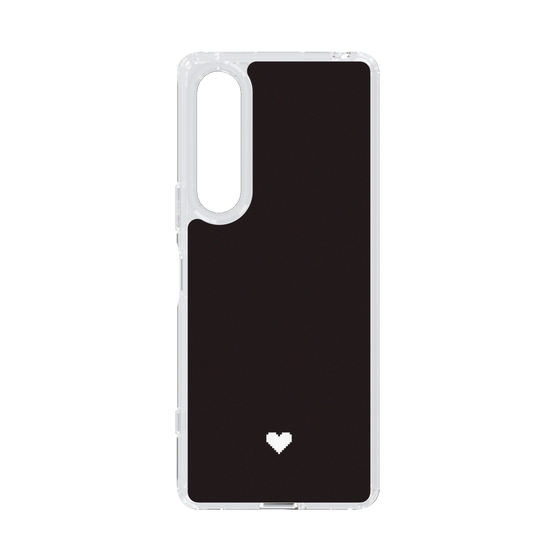 Slim Protection Case［ Original - Favorite Color Heart - Black ］