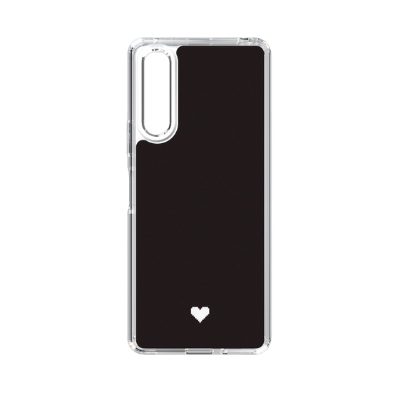 Slim Protection Case［ Original - Favorite Color Heart - Black ］