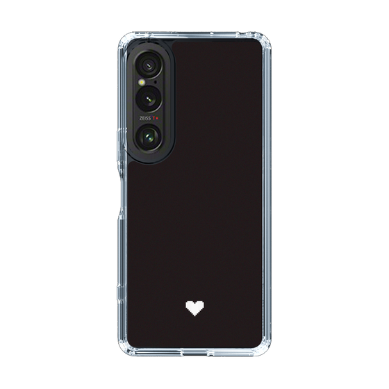Slim Protection Case［ Original - Favorite Color Heart - Black ］