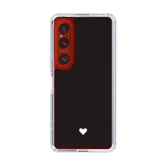 Slim Protection Case［ Original - Favorite Color Heart - Black ］
