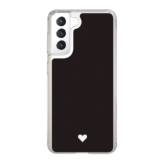 Slim Protection Case［ Original - Favorite Color Heart - Black ］