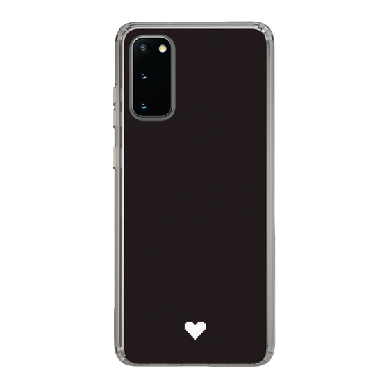 Slim Protection Case［ Original - Favorite Color Heart - Black ］
