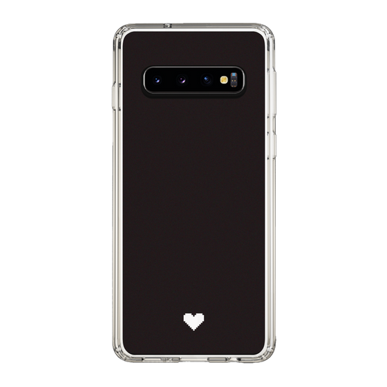 Slim Protection Case［ Original - Favorite Color Heart - Black ］