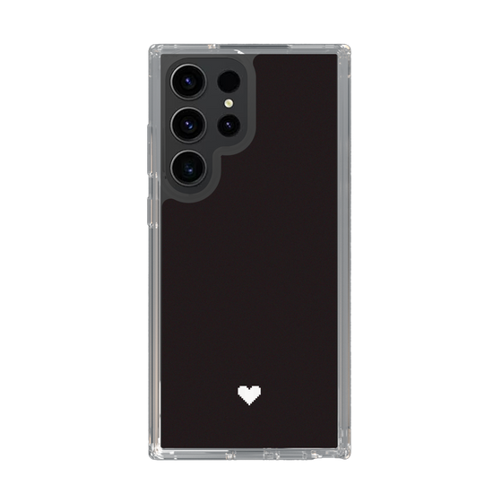 Slim Protection Case［ Original - Favorite Color Heart - Black ］