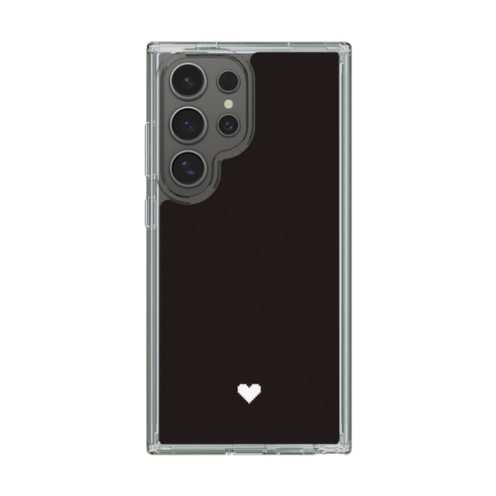 Slim Protection Case［ Original - Favorite Color Heart - Black ］
