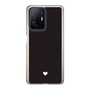 Slim Protection Case［ Original - Favorite Color Heart - Black ］