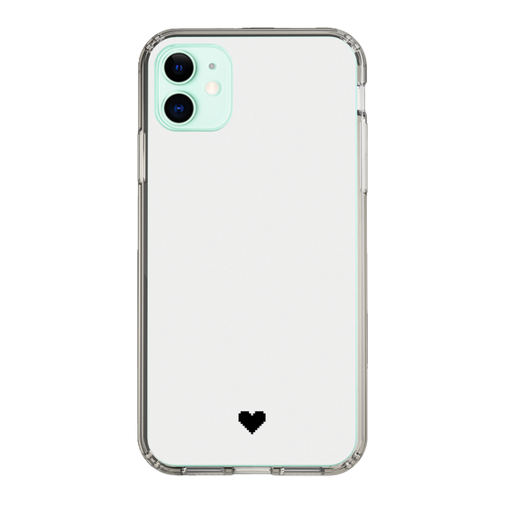 Slim Protection Case［ Original - Favorite Color Heart - White ］