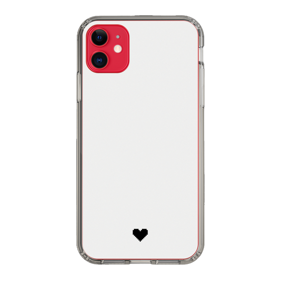Slim Protection Case［ Original - Favorite Color Heart - White ］