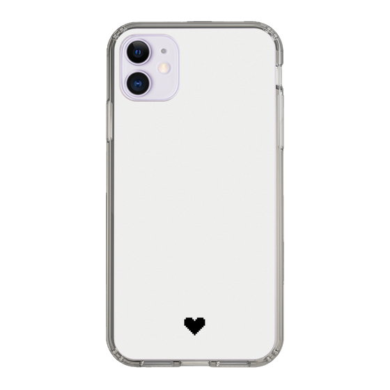 Slim Protection Case［ Original - Favorite Color Heart - White ］