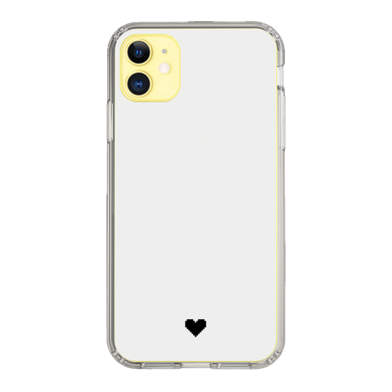 Slim Protection Case［ Original - Favorite Color Heart - White ］